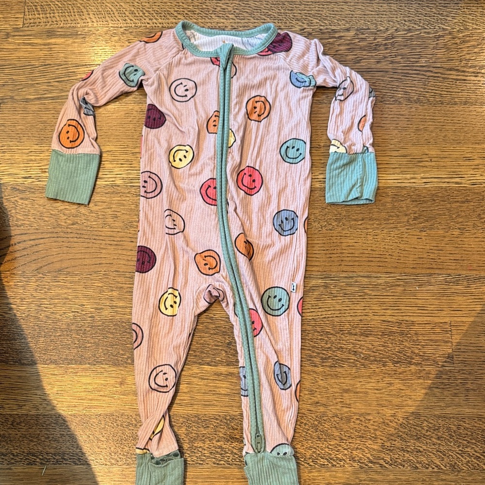 Smiley Face Kids One Piece Pajama